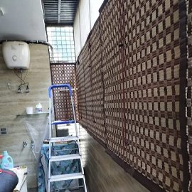 bamboo fencing blind